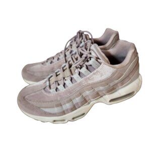 Nike Air Max 95 LX Velvet Rose Pink Particle Gold Suede AA1103 600 Womens 9